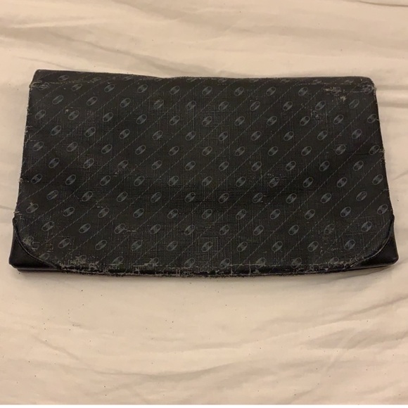 GUCCI vintage Woman’s black canvas Clutch Bag - Picture 10 of 12